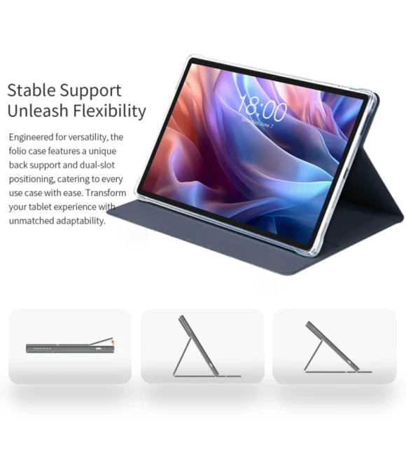 Anti-slip Texture Smart Tablet Leather Folio Case — Keyboard Cases, Teclast