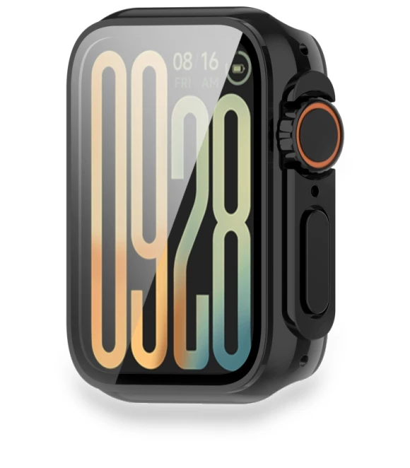 Tempered Film Integrated PC Watch Protective Case for Xiaomi Smart Band 9 Pro — Fitness Bands, Xiaomi