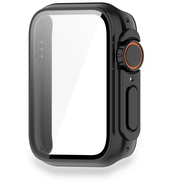 Tempered Film Integrated PC Watch Protective Case for Xiaomi Smart Band 9 Pro — Fitness Bands, Xiaomi