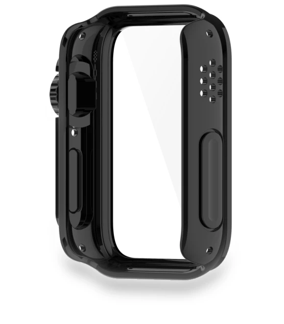 Tempered Film Integrated PC Watch Protective Case for Xiaomi Smart Band 9 Pro — Fitness Bands, Xiaomi