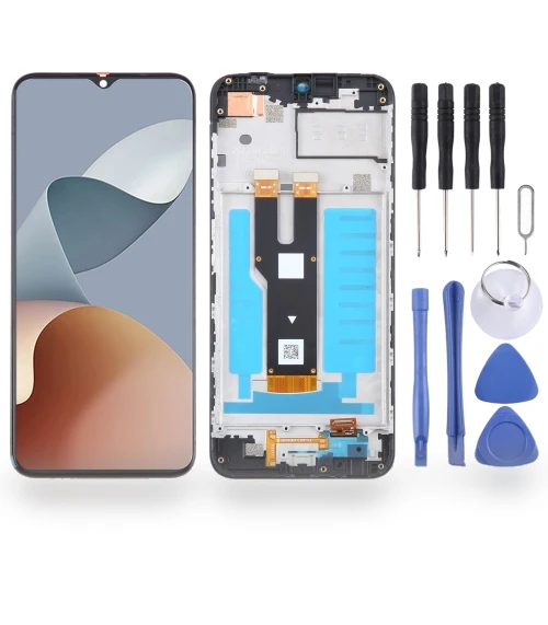 ZTE Blade V50 Smart 7060 LCD Screen Digitizer Full Assembly with Frame — Screens, ZTE