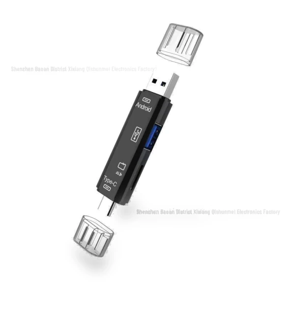 5-in-1 Multifunctional USB Type-C Card Reader and TF Converter — Memory Card Adapters, Home of smartphone & tablet accessories