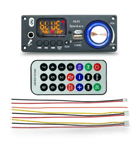 Bluetooth Module with MP3 Decoder and Car Audio Amplifier — Wireless Audio Transmitters, AI Supermarket