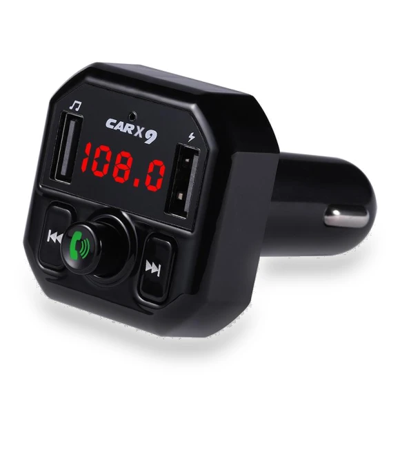Car Charger with FM Transmitter and Bluetooth — Phone Accessories, AI Supermarket