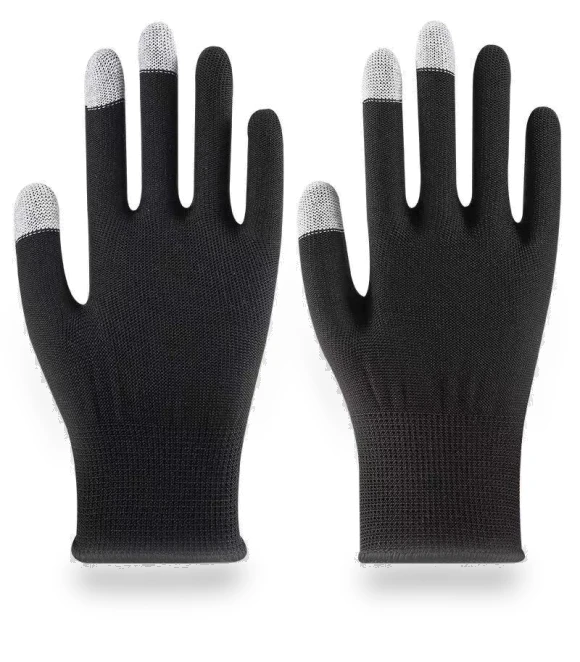 Carbon Fiber Gloves with Three-Finger Touchscreen — Gloves, Warm Land