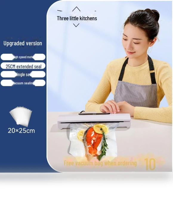 Compact Automatic Vacuum Sealer for Food Preservation — Vacuum Sealers, Small Appliances