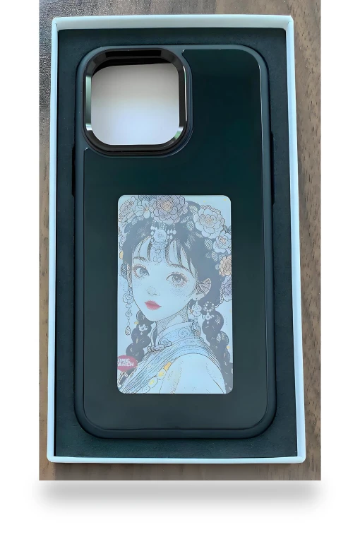 Ink Screen NFC DIY Projection Case — Mobile Devices & Accessories, Super Case