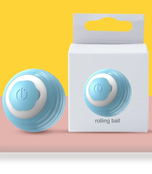 Intelligent Glowing Gravity Rolling Toy — Cat Playthings, AI Market