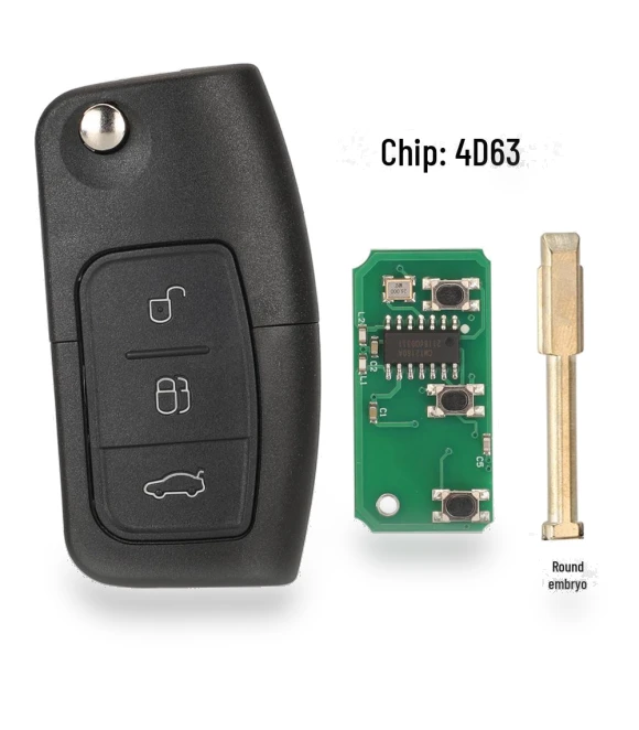 Key Remote with 4D63 Chip — Keyless Entry, AI Supermarket