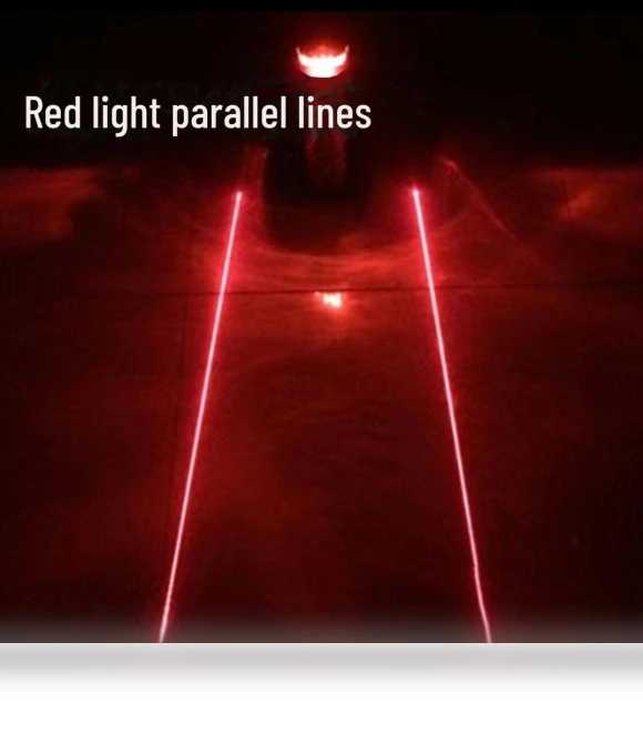 LED Laser Rear Light for Mountain Bikes — Bike Headlights, AI Supermarket