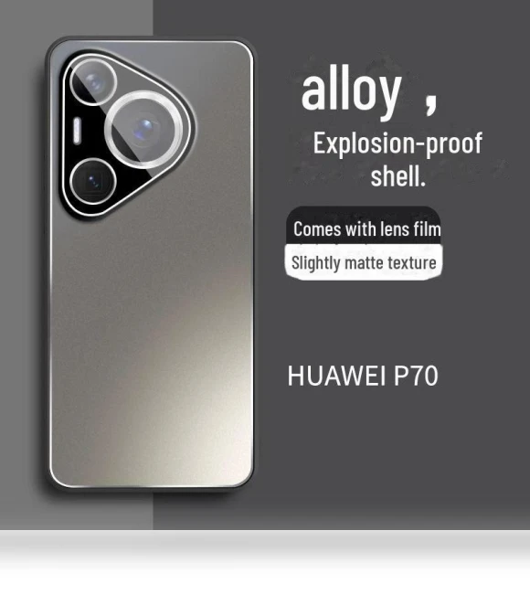 Metal case with built-in lens film — Phone Accessories, AI Supermarket