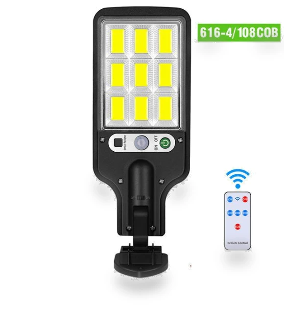 Outdoor Solar Light with Motion Sensor and Remote Control — Outdoor Security & Flood Lighting, AI Supermarket