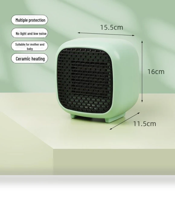 Silent Desktop Mini Electric Solar Heater — Portable Heating Solutions, Perfect choice for your home