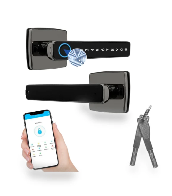 Smart Door Lock with Fingerprint — Locks, TOMTOP JMS