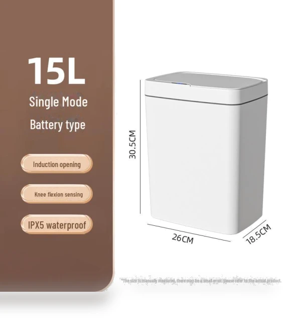 Smart Induction Trash Can with Lid — Kitchen Cans, Perfect choice for your home