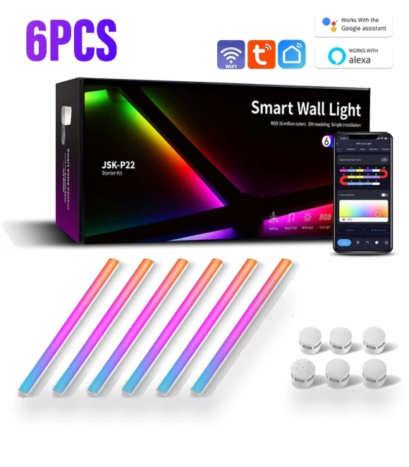 Smart Wall Lamp RGBIC Light Bar — Creative Lighting Solutions, Build My Home