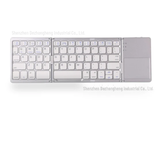 Ultra-Thin Bluetooth Keyboard Tri-Fold with Touchpad — Keyboards, Smarter than future