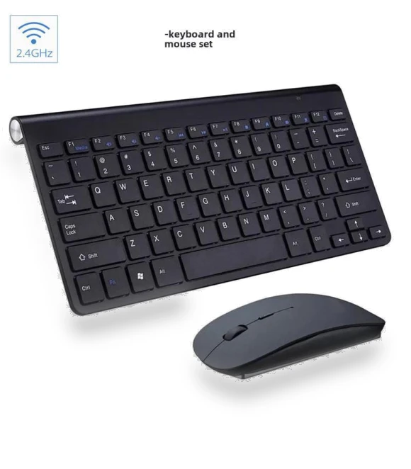 Ultra-thin Wireless Keyboard and Mouse Set 2.4G for Smart TV — Keyboards, Computer boost