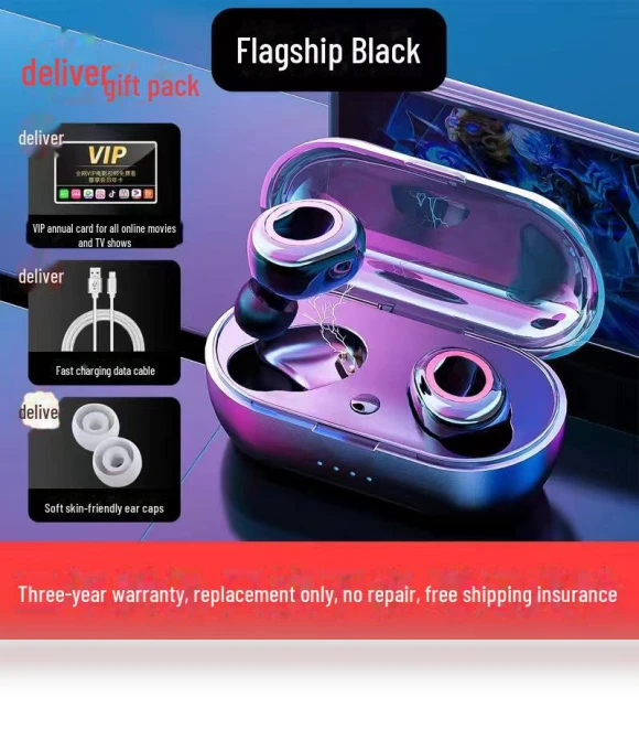 Wireless Bluetooth 5.3 Dual Earbuds with Battery and Digital Display — Phone Accessories, AI Supermarket