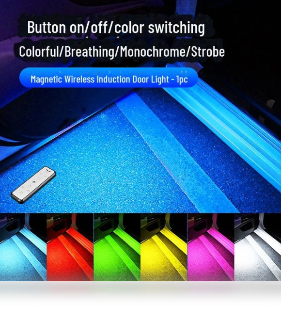 Wireless Car Door Warning Lights — Vehicle Safety Signals, AI Supermarket