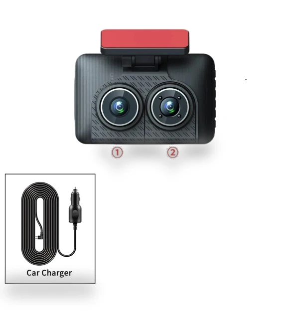 3-channel Full HD 1080P Car Dashcam — Dashboard Cameras, CANKE