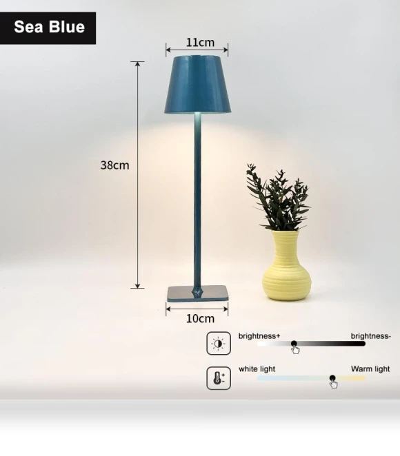 3-color touch dimmable LED desk lamp — Study & Desk Lighting, New style home