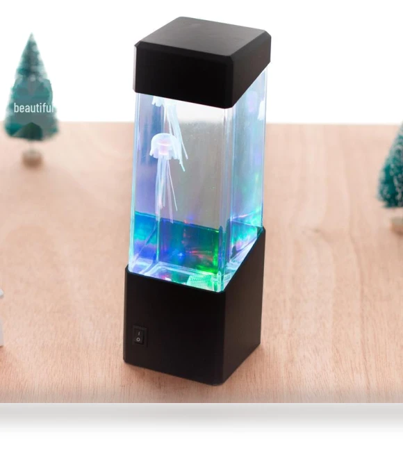 Colorful LED Jellyfish Lamp — Lava Lamps, AI Supermarket