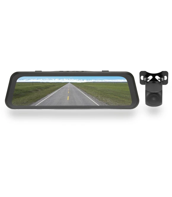 Full HD 1080P Smart Mirror Parking Assistant with Dual Cameras — Rearview Cameras for Cars, Zeblaze