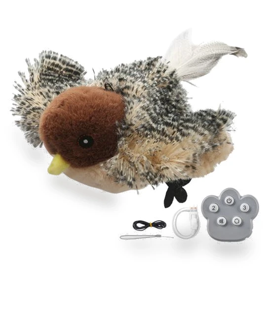 Interactive Cat Toy 'Chirping Birds' — Cat Playthings, Love Pet House