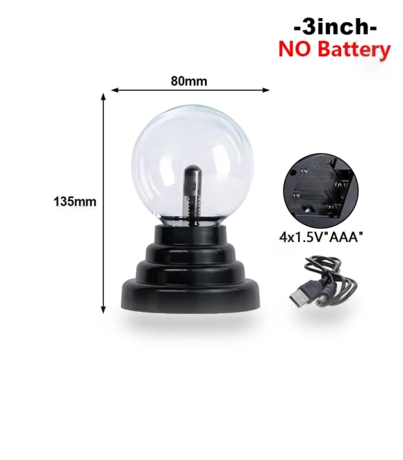 Magic Plasma Ball Night Light — Kids' Lamps, Parkson