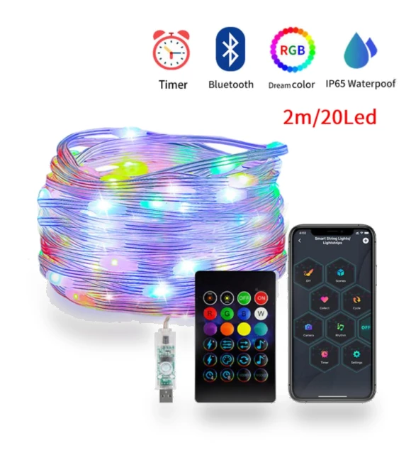 RGBIC Bluetooth LED String Lights — String Lights, YOCOLO