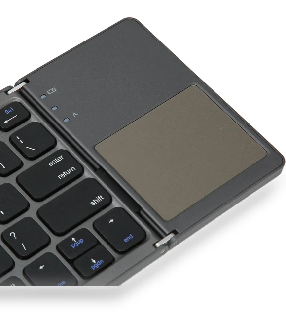 Ultra-Thin Portable Folding Bluetooth Keyboard — Keyboards, Zeblaze