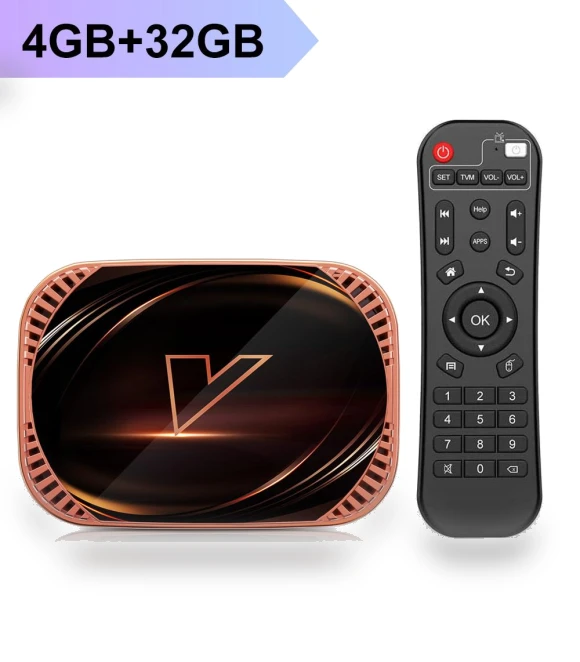 8K Smart TV Box — Ultra HD Media Players, Blackin