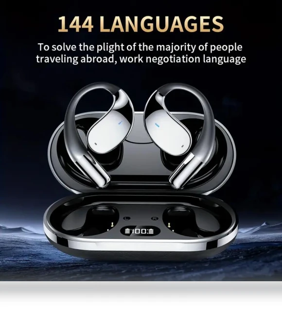 AI Translator Open-Ear Headphones — Over-Ear Headphones, Aloisia
