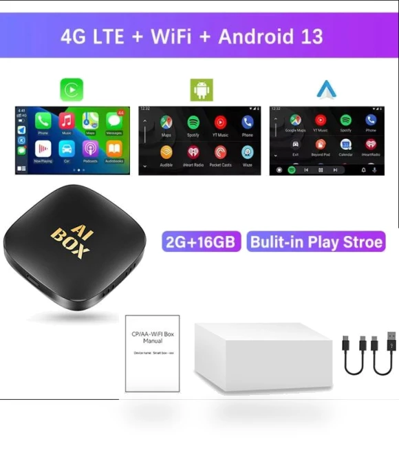 Android 13 Ai Box Carplay Android Auto Adapter — Car Accessories & Gadgets, Rustic Elegance House