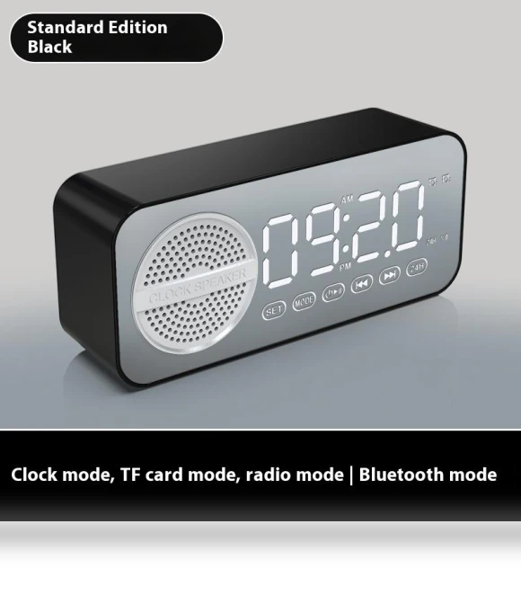 Bluetooth Speaker with Alarm Clock — Portable Audio, Wang Yi Yan Xuan