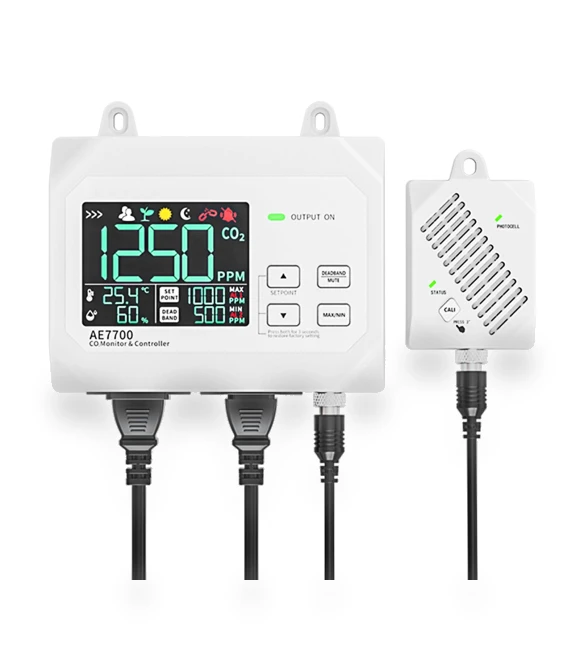 CO2 Monitor and Controller — Air Quality Monitors, KONNWEI