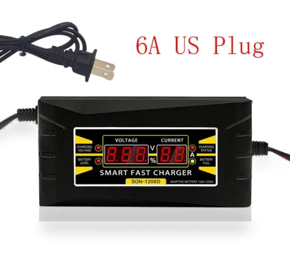 Fully Automatic Smart Car Battery Charger — Chargers, Timeless Home