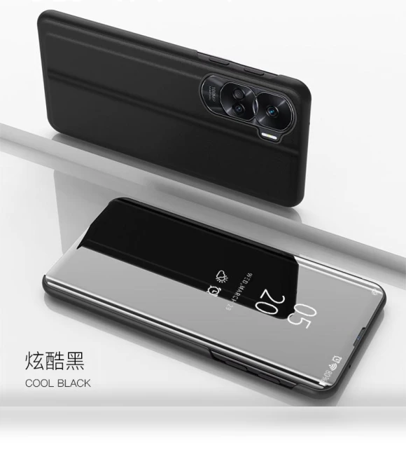 Luxury Smart Mirror Flip Phone Case with Stand — Basic Cases, case-A1
