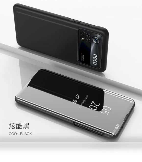 Luxury Smart Mirror Flip Stand Case — Flip Cases, case-A1