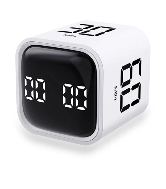 Mini Digital Timer Cube — Timers, Timeless Home