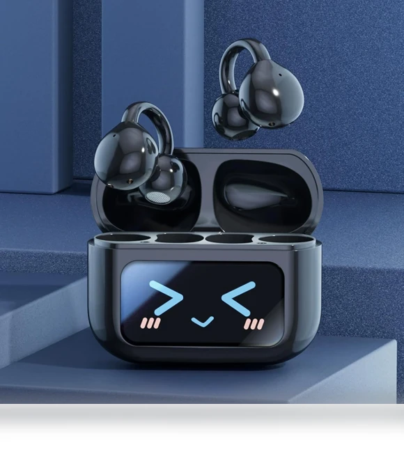 Open Ear Clip-On Wireless Headphones — In-Ear Headphones, Junmaocun