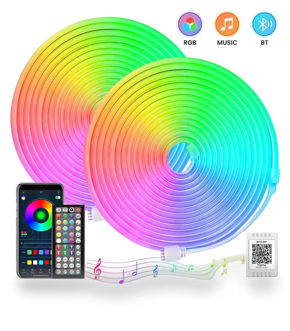 RGB LED Neon Lights — LED Strips, Modern Home Furnishing