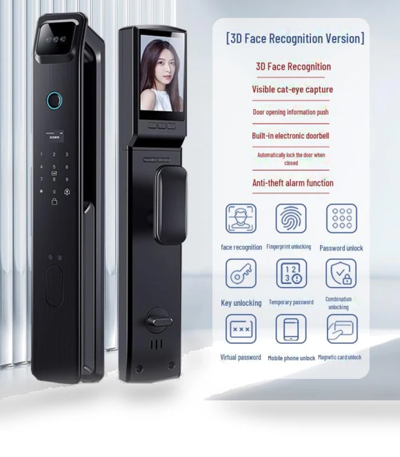 Smart Door Lock with 3D Face Recognition — Smart Home Security, Apex Gear