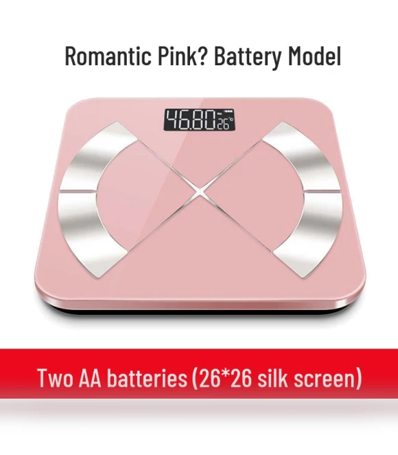 Smart Rechargeable Body Fat Scale — Body Composition Analysis, Purely Nest