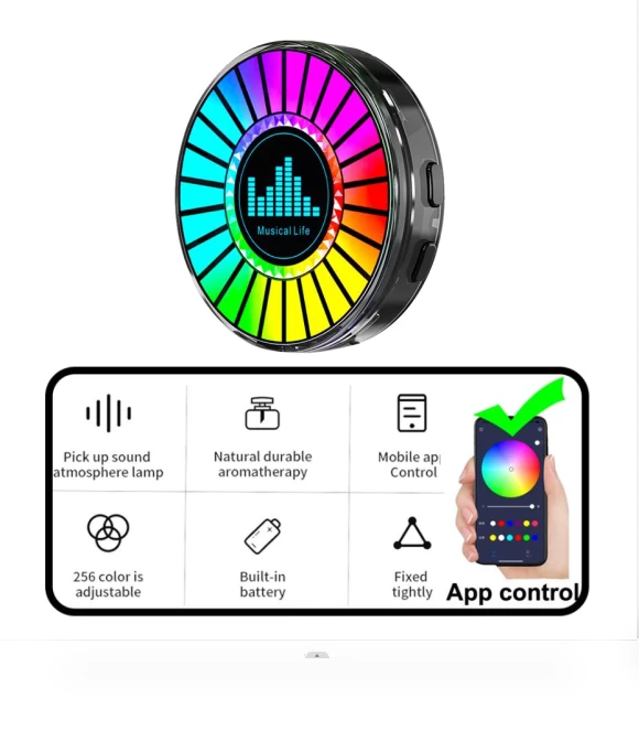 Smart RGB Led Lights 3D Sound Control Music Rhythm Lights — Light Kit, Timeless Home
