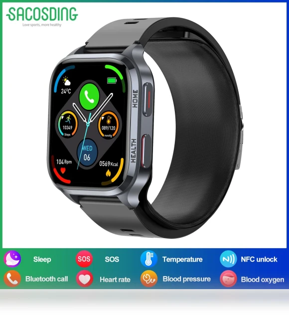 Smart Watch with Air Pump + Airbag — Smartwatches, SACOSDING