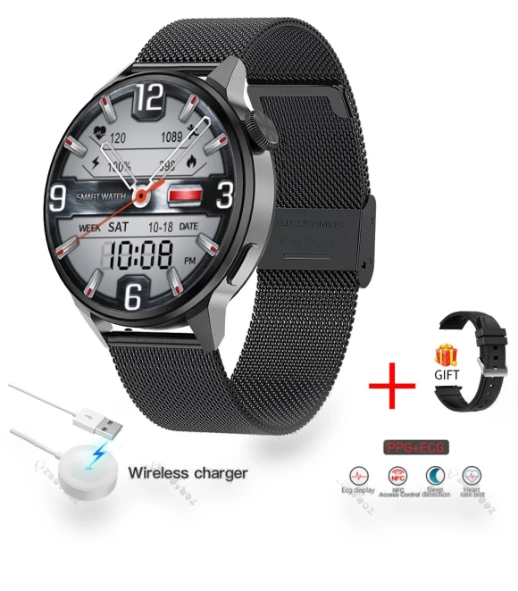 Smart Watch with NFC and GPS — Smartwatches, Tiktop2