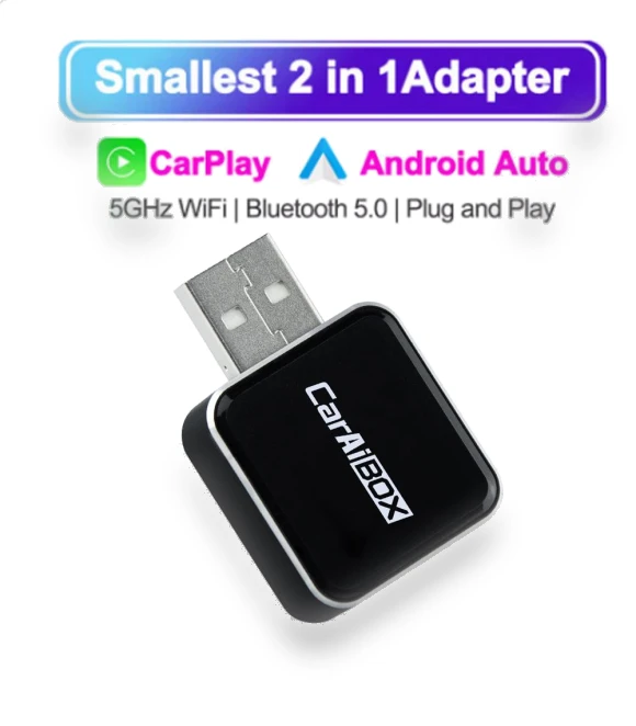 Wireless CarPlay Adapter 2-in-1 — Phone Accessories, Rustic Elegance House