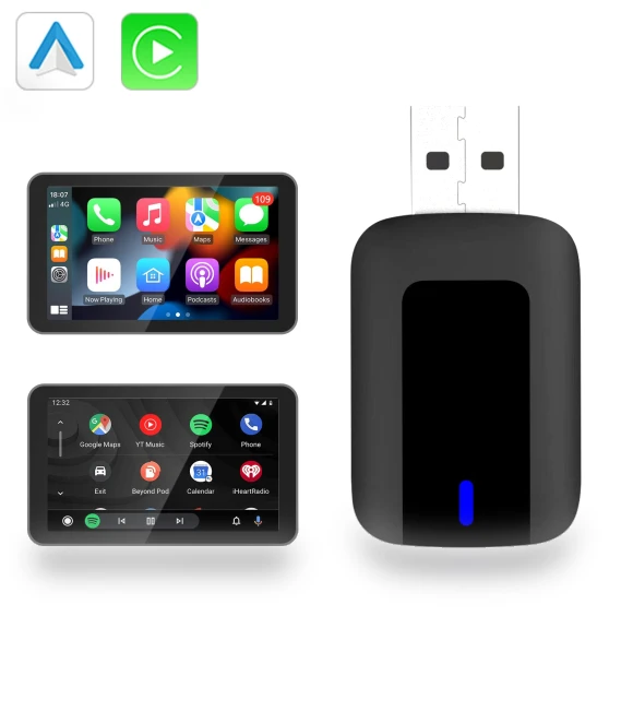 Wireless CarPlay Android Auto Adapter — Car Essentials, Rustic Elegance House